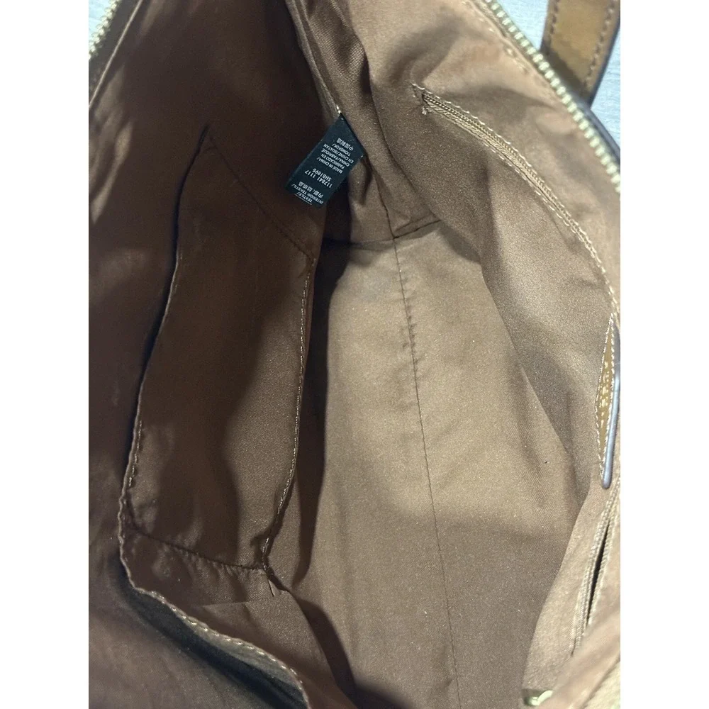 Fossil Sydney Bone Women's Small Beige Brown Tote Purse (NO CROSSBODY STRAP)